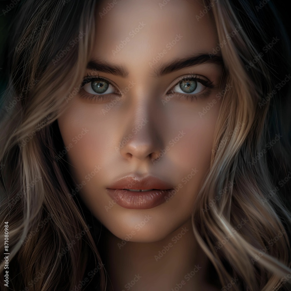 Portrait of a beautiful woman. Portrait of a beautiful woman.