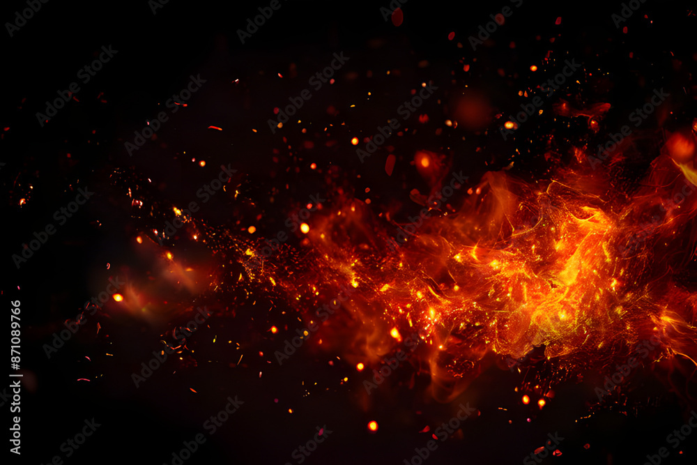 Controlled Burn: A Captivating Image of Fire Controlled Burn: A Captivating Image of Fire