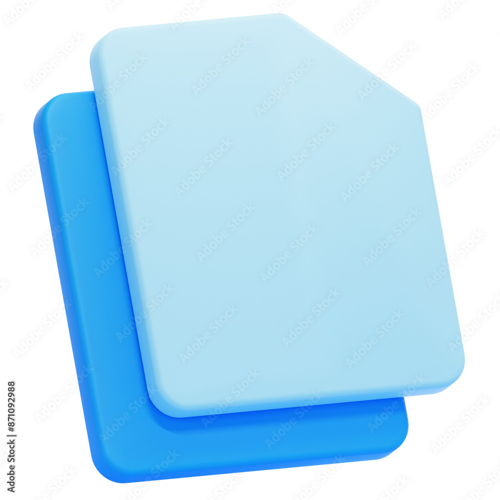 PNG 3D Files icon isolated on a white background
