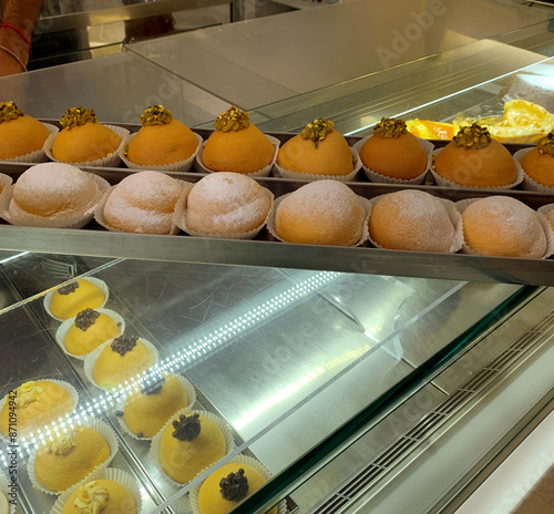 Bild auf Leinwand Italian desserts in Altamura town, Apulia