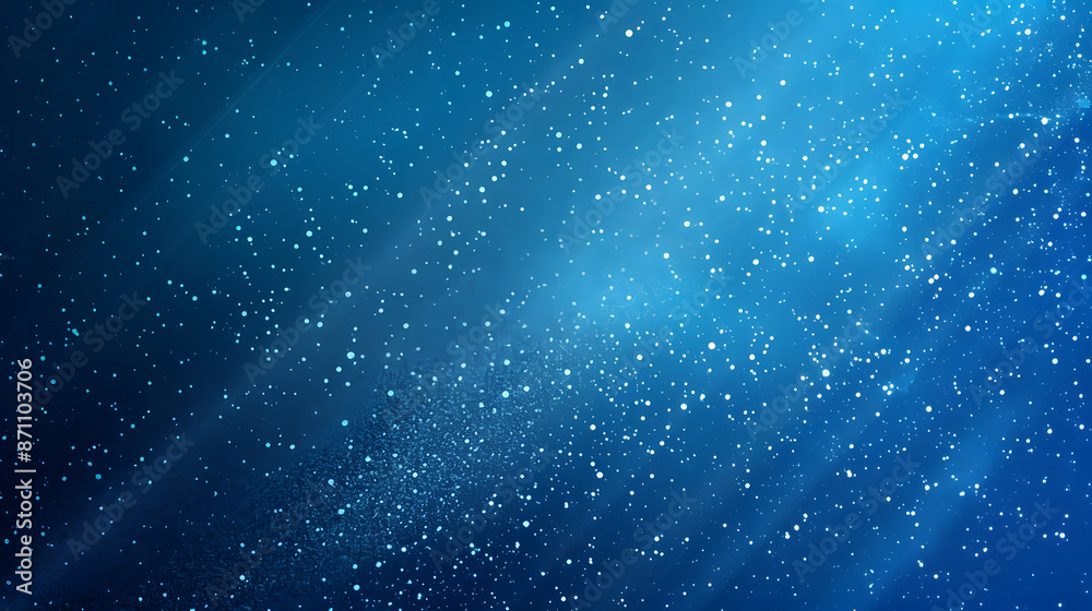 Fototapeta premium Blue gradient background grainy noise texture