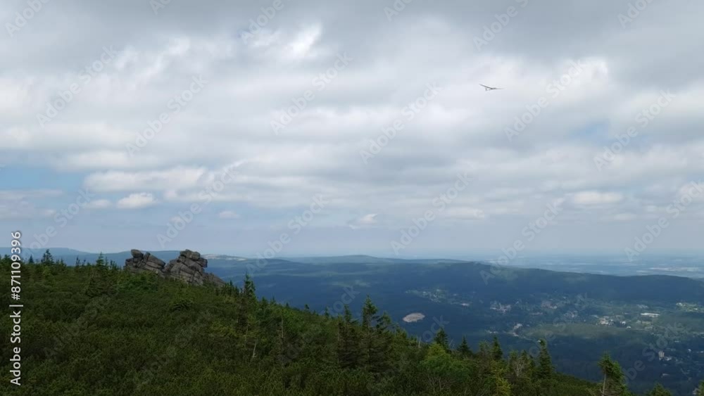Szrenica mountain peak view. Karkonosze Poland Szrenica mountain peak view. Karkonosze Poland
