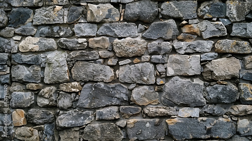 Stone wall texture, reminiscent of an old castle, ideal for backgrounds or textures Stone wall texture, reminiscent of an old castle, ideal for backgrounds or textures