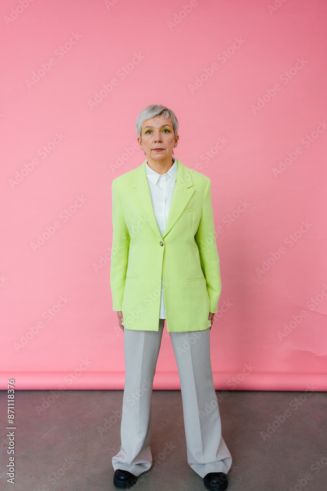 Portrait of a woman in the studio Portrait of a woman in the studio