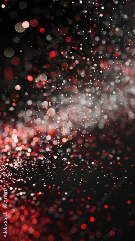 Crimson and Silver Sparkle Spectacle: A Burst of Glitter Crimson and Silver Sparkle Spectacle: A Burst of Glitter