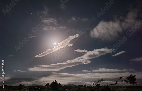time lapse clouds, Puukapu, Waimea, Hawaii Island 