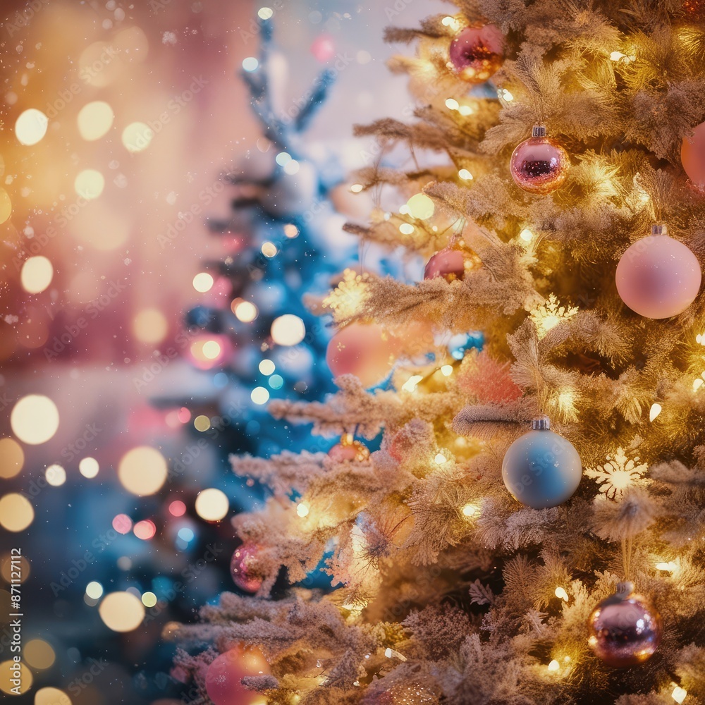 christmas tree in the night christmas tree in the night