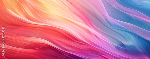 Wallpaper Mural Vibrant abstract background with flowing vivid colors for creative design Torontodigital.ca