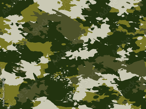 Full seamless camouflage texture skin pattern vector for military textile. Usable for Jacket Pants Shirt and Shorts. Army camo masking design for hunting fabric print and wallpaper. 