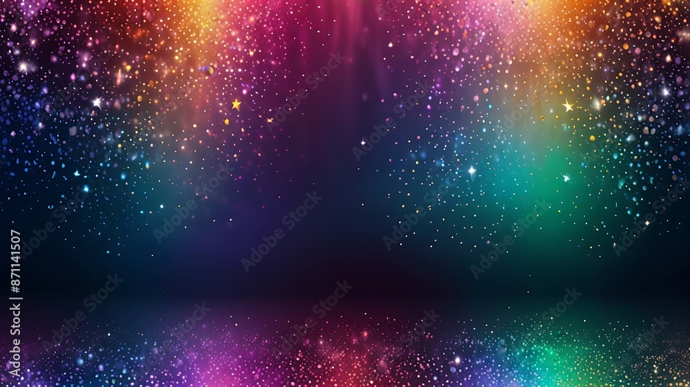 A vibrant and colorful depiction of a cosmic scene, filled with stars and nebulae, offering a stunning representation of outer space. A vibrant and colorful depiction of a cosmic scene, filled with stars and nebulae, offering a stunning representation of outer space.