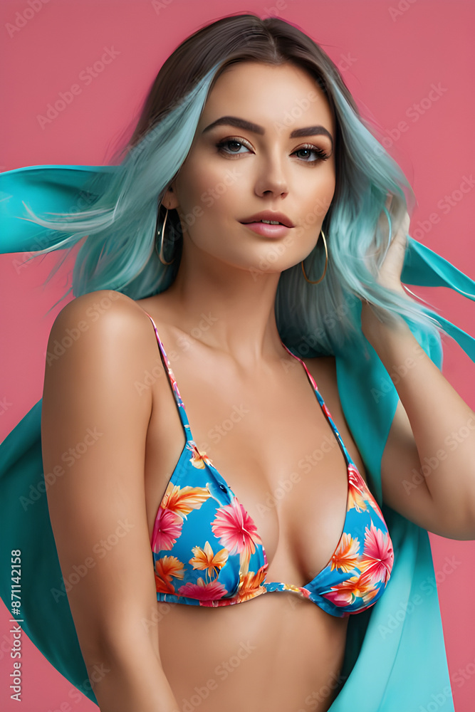 Fototapeta premium woman in bikini