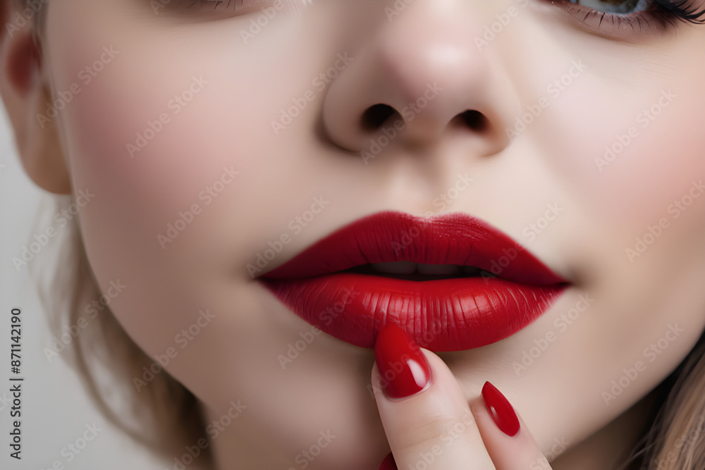 Fototapeta premium close up portrait of woman