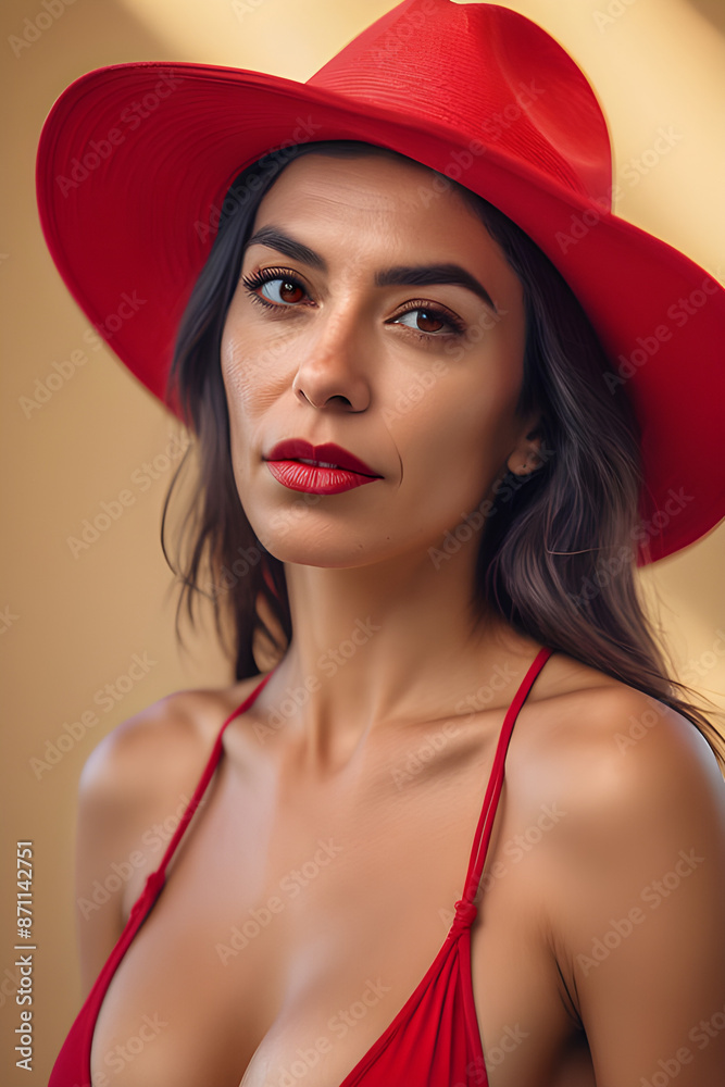 portrait photo of an expressive latina model highlighting her glowing skin portrait photo of an expressive latina model highlighting her glowing skin
