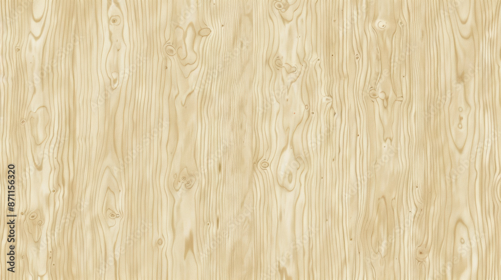 Fototapeta premium Mellow light-colored wood texture background. Natural grain and low contrast.