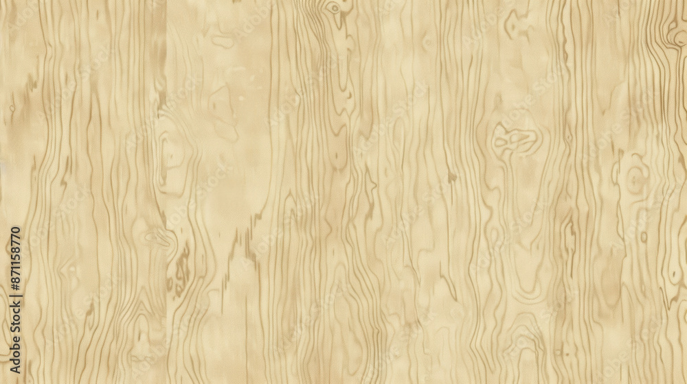 Fototapeta premium Mellow light-colored wood texture background. Natural grain and low contrast.