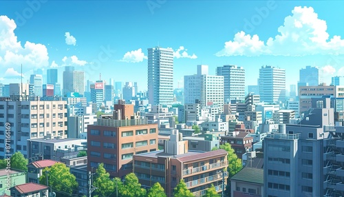 Cityscape landscape