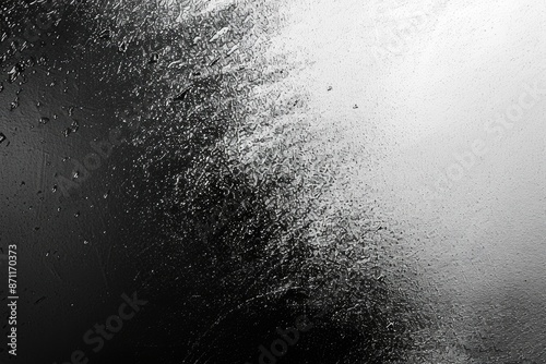 Black And White Header. Silver Metallic Texture Background with Gradient and Abstract Header photo