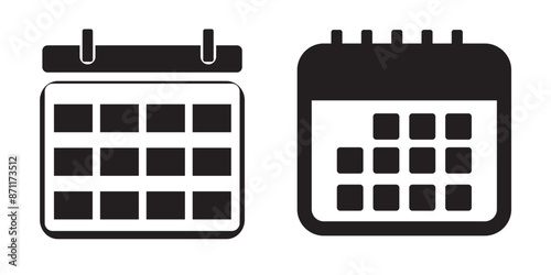 Calendar icon vector illustration. outline icon for web, ui, and mobile apps