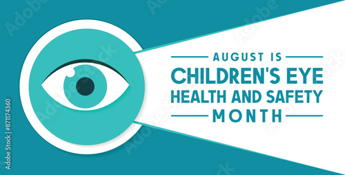 Children's Eye health and safety month is observed every year in August, it encourages parents to learn how to protect their child's eyesight.