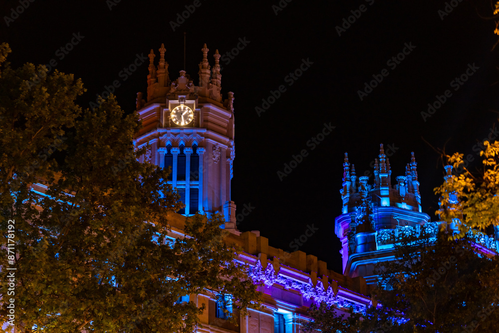 Photography Poster Madrid, Spain at night | Wall Art | UKposters