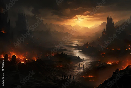 Heroic Fantasy Adventure: A Dark Quest for Glory Fantasy wallpaper