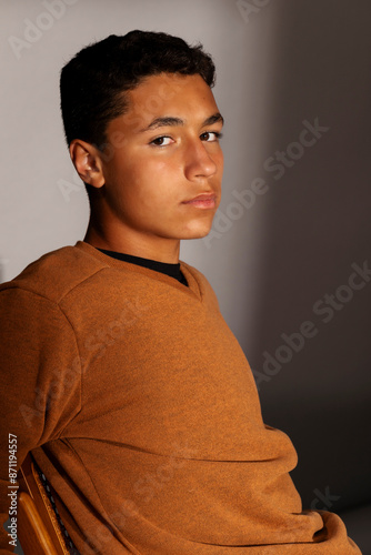 teenager studio portrait photo