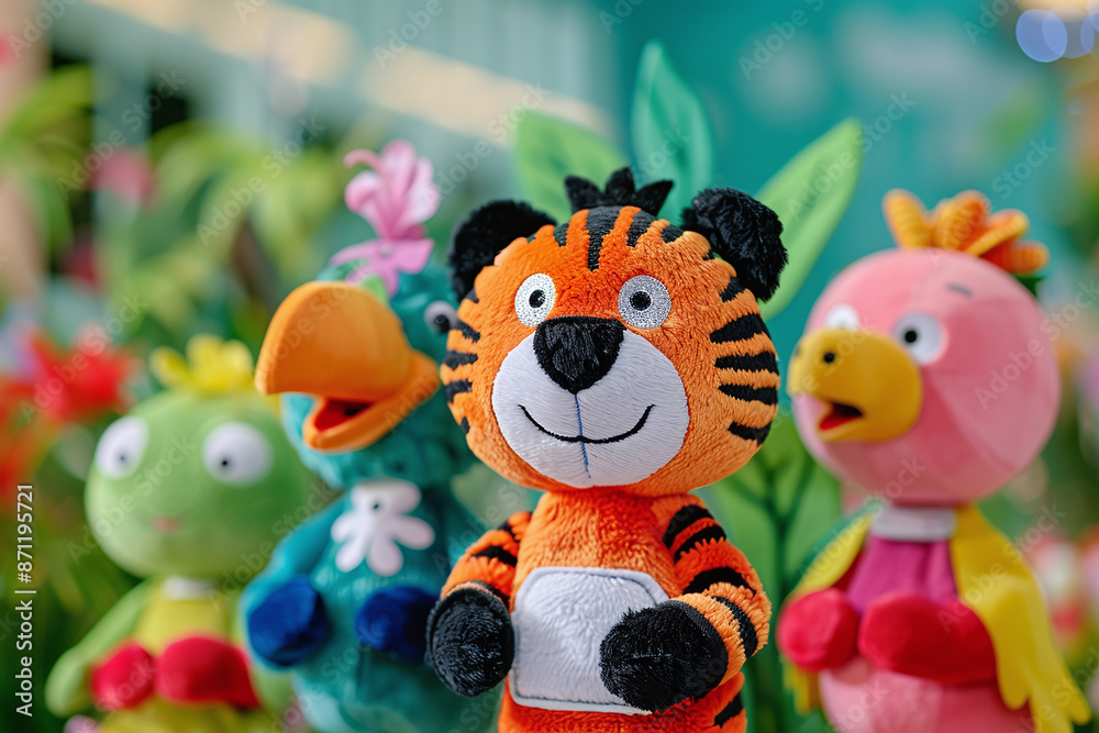 adorable cute children's puppet theater featuring cute fun jungle animals adorable cute children's puppet theater featuring cute fun jungle animals