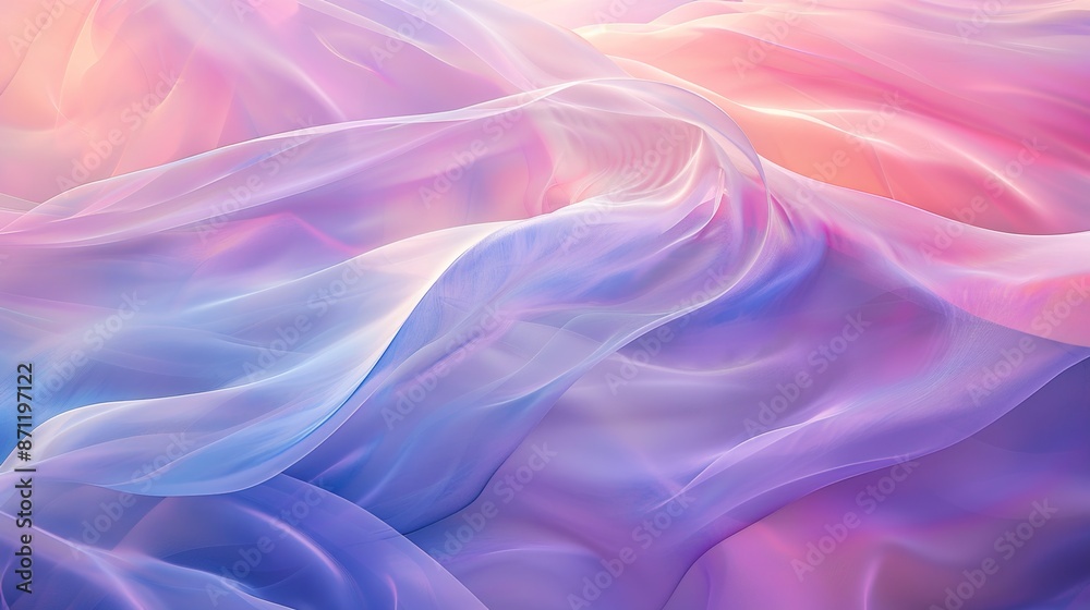 Soft, ethereal waves of pastel hues merging into a dreamy abstract landscape. Soft, ethereal waves of pastel hues merging into a dreamy abstract landscape.