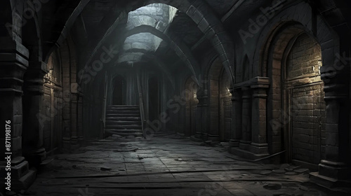 Dungeon Cells: Enchanted Prison of Shadows and Secrets Fantasy  wallpaper