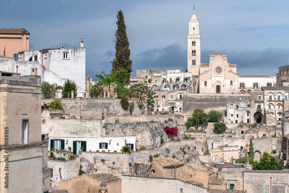 Obraz premium The Old town of Matera, Basilicata Region, Italy