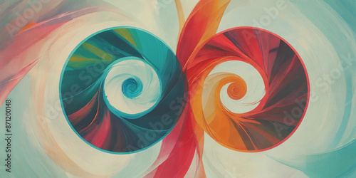 Spirals Abstract Art | Playful Light