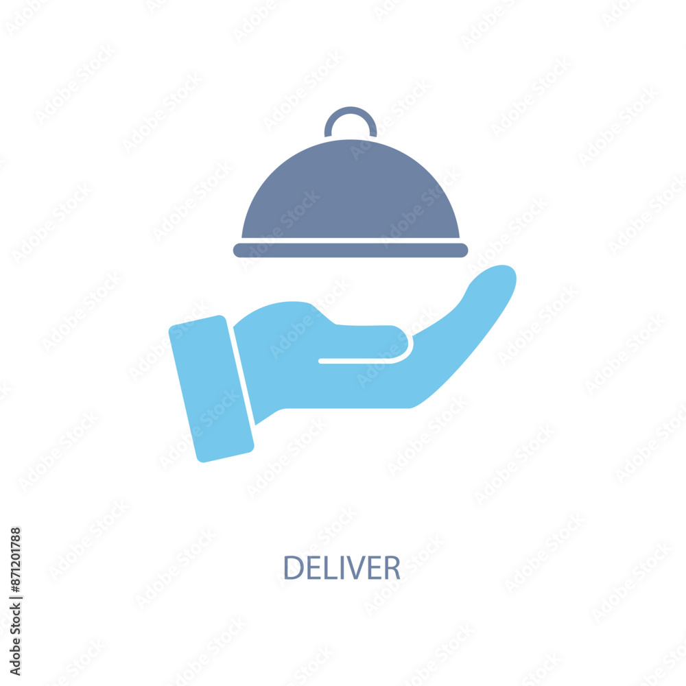 deliver concept line icon. Simple element illustration. deliver concept outline symbol design. deliver concept line icon. Simple element illustration. deliver concept outline symbol design.