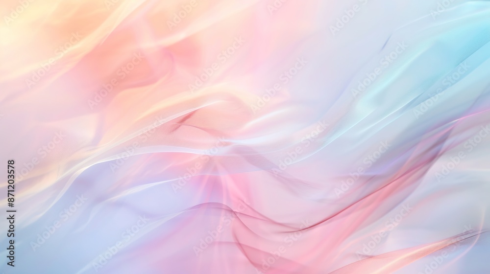 Serene Soft Pastel Abstract Blurred Background with Copy Space Serene Soft Pastel Abstract Blurred Background with Copy Space
