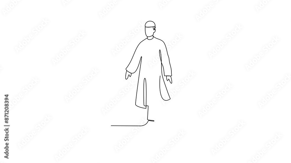 Animated self drawing of China traditional clothes video design illustration. Traditional fashion country themes design with simple linear continuous line concept. Traditional fashion education Animated self drawing of China traditional clothes video design illustration. Traditional fashion country themes design with simple linear continuous line concept. Traditional fashion education