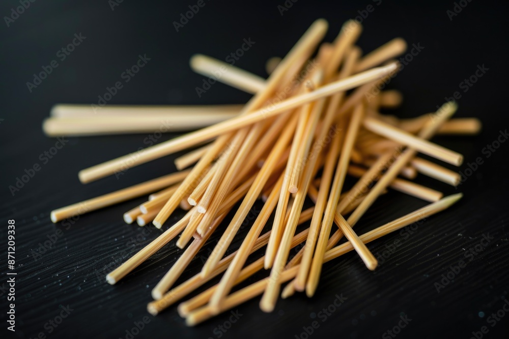 A set of traditional Japanese chopsticks placed on a table, suitable for Asian-themed meals or cultural events A set of traditional Japanese chopsticks placed on a table, suitable for Asian-themed meals or cultural events