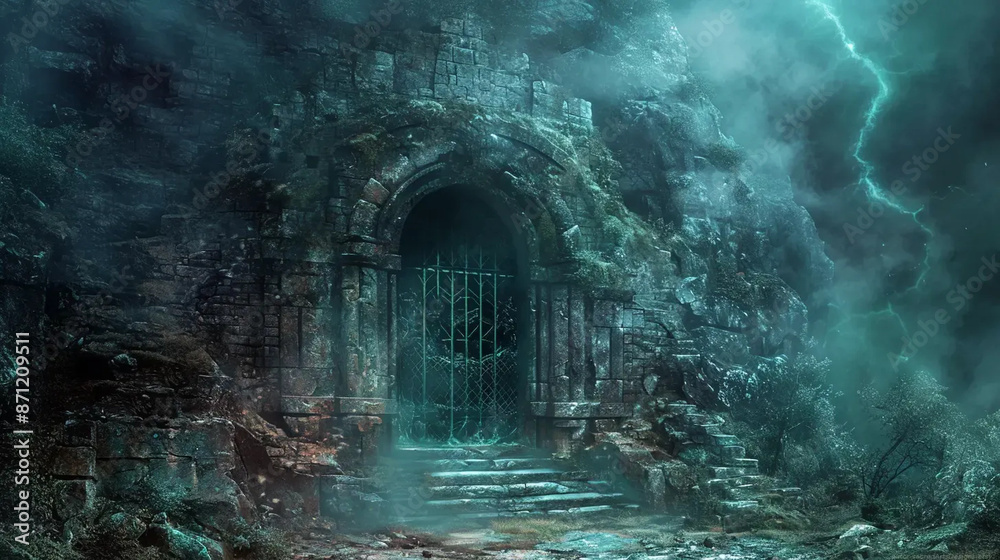Abyss Entrance: Gateway to Enchantment and Mystery Fantasy wallpaper Abyss Entrance: Gateway to Enchantment and Mystery Fantasy wallpaper