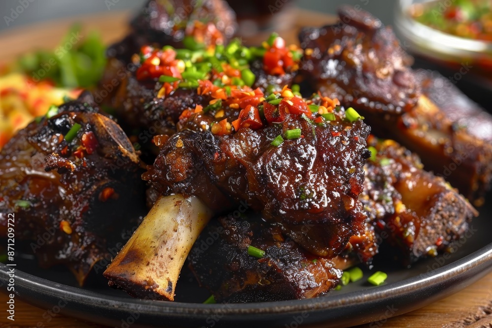 Roasted grilled oxtail Roasted grilled oxtail