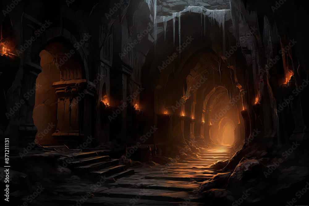 Catacombs of Forgotten Heroes: A Journey Awaits Fantasy  wallpaper