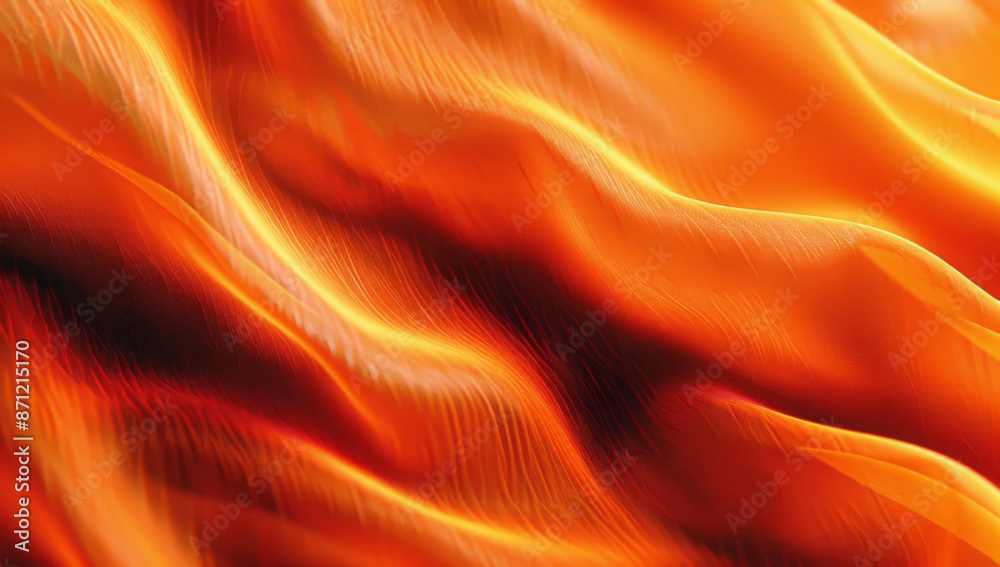 Obraz premium Abstract liquid gradient background in warm tones with subtle grainy texture