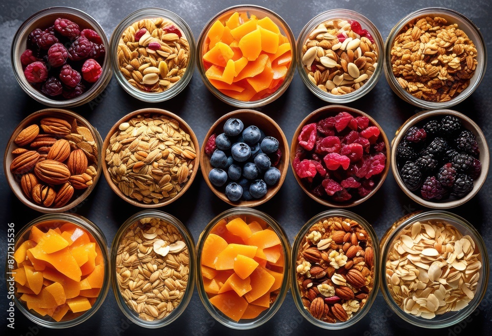 crunchy homemade granola spread out baking sheets, oven, healthy, breakfast, snack, recipe, oats, nuts, seeds, honey, baked, golden, delicious, easy, meal crunchy homemade granola spread out baking sheets, oven, healthy, breakfast, snack, recipe, oats, nuts, seeds, honey, baked, golden, delicious, easy, meal