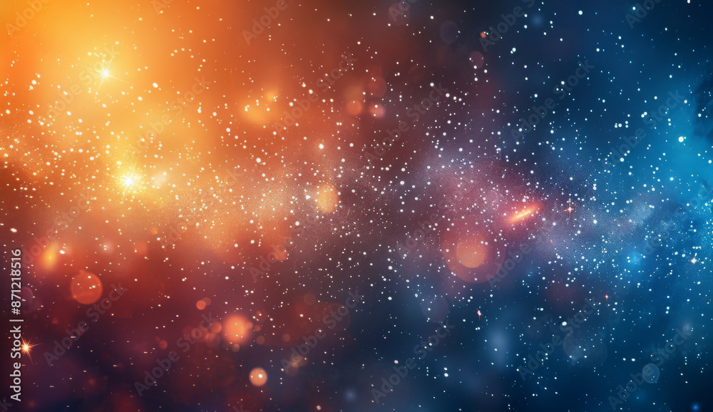 Naklejka premium Abstract film texture background with grain, dust and light leaks; 16:9 vintage style; square format