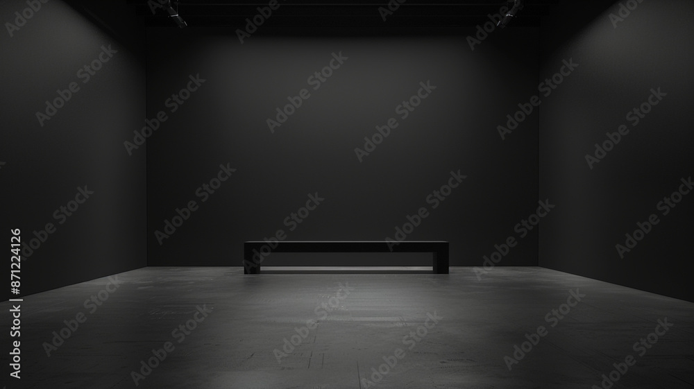 Dark and Empty Museum Background Dark and Empty Museum Background
