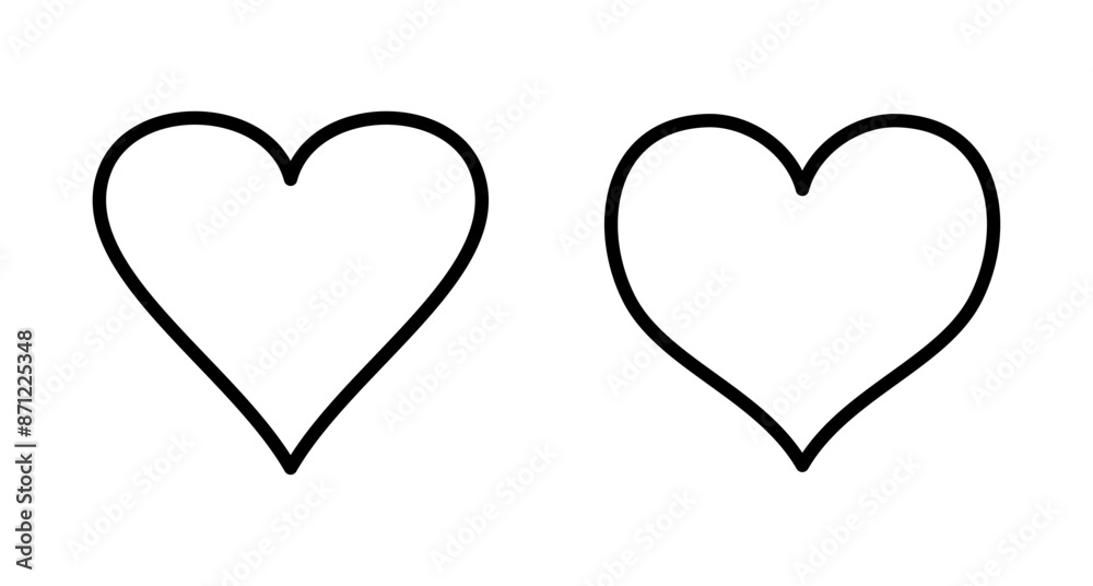 Heart icon vector isolated on white background. Heart vector icon. Like icon vector. Love Heart icon vector isolated on white background. Heart vector icon. Like icon vector. Love