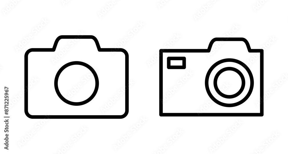 Camera Icon vector isolated on white background. Camera symbol. Camera vector icon Camera Icon vector isolated on white background. Camera symbol. Camera vector icon