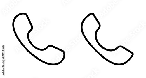 Call icon vector isolated on white background. Phone icon vector. mobile phone. telephone icon