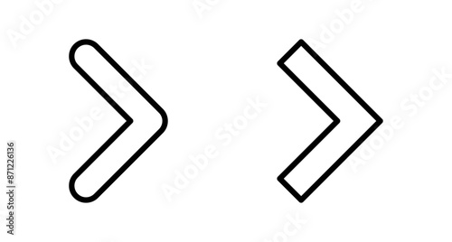 Arrow icon vector isolated on white background. Arrow symbol. Arrow vector icon