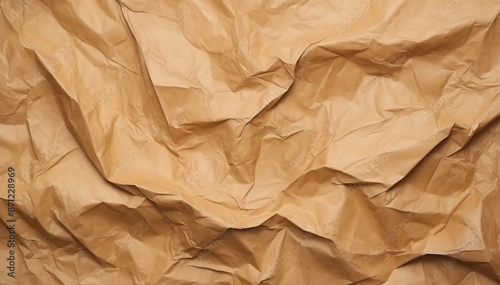 crumpled brown paper crumpled brown paper