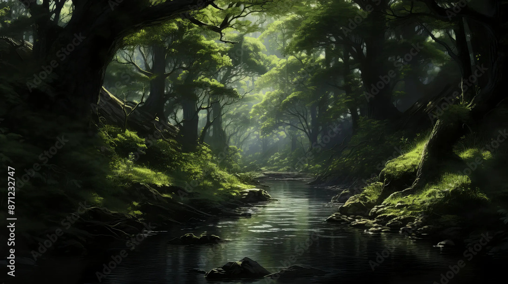 Enchanted Forest: A Realm of Magic and Mystery Fantasy wallpaper Enchanted Forest: A Realm of Magic and Mystery Fantasy wallpaper