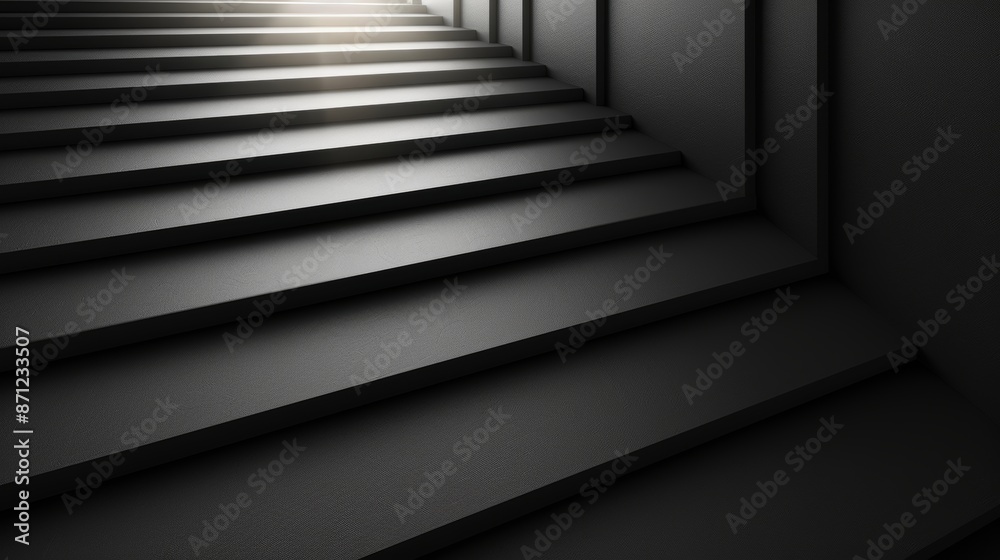 Obraz premium Minimalist and high-quality background with a sophisticated feel, showcasing bright and soft lighting