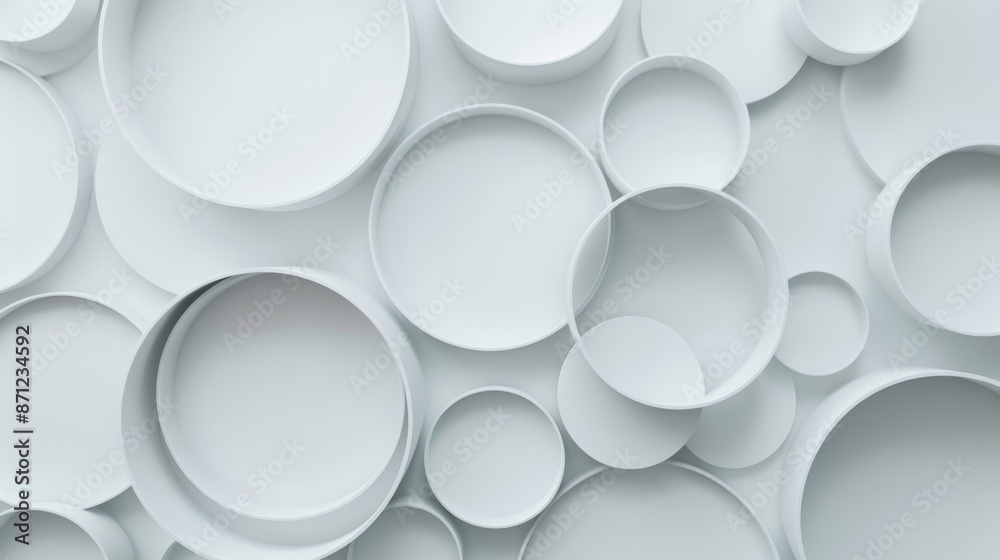 background smooth circular alumunium metal white smooth, flat lay background smooth circular alumunium metal white smooth, flat lay